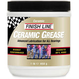 Finish Line Ceramic Grease tub for bike bearings, workshop lubricant for smooth and efficient bike performance.