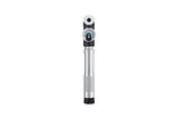 Crank Brothers Sterling Short Hand Pump with universal head for Presta and Schrader bicycle valves, compact bike pump accessory