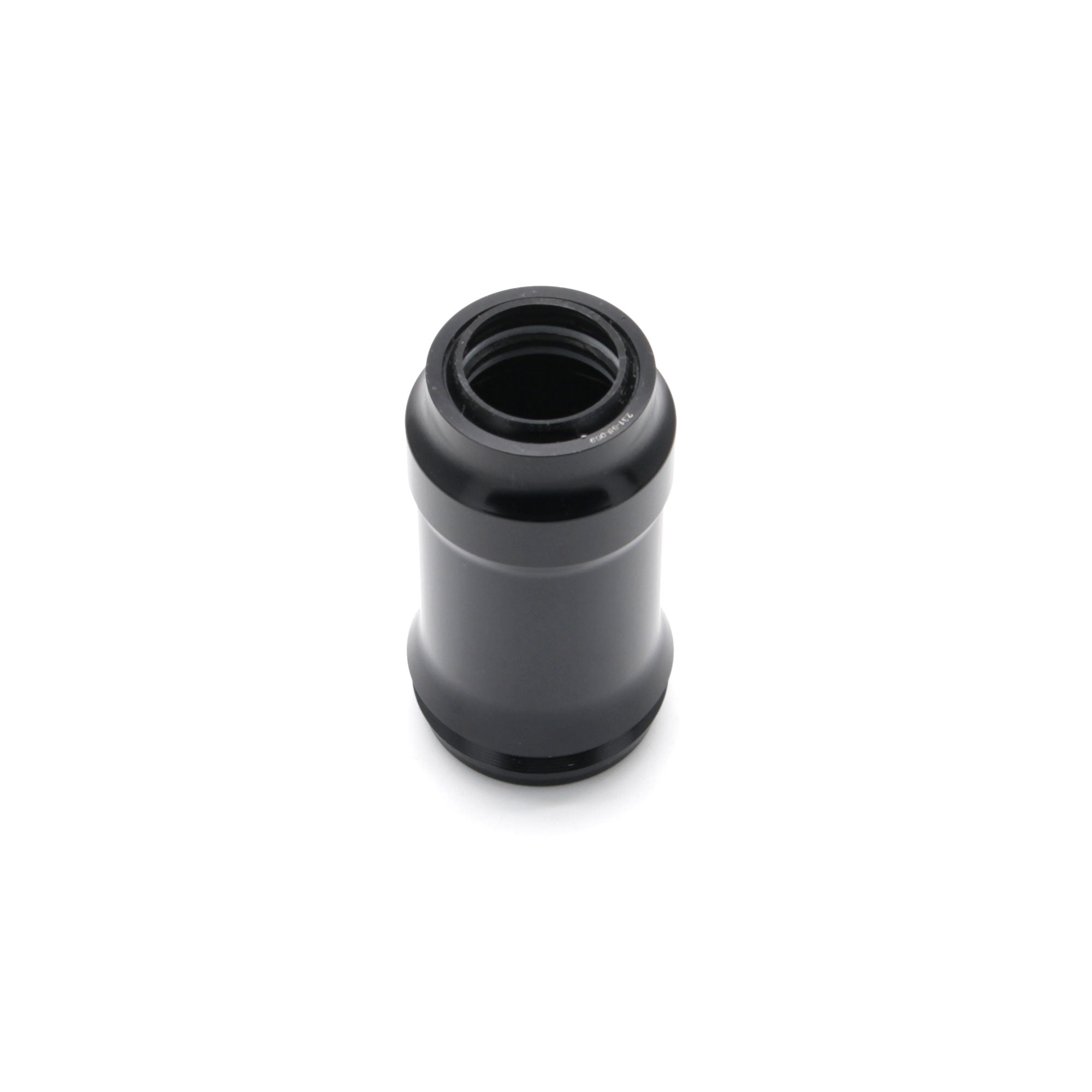 Fox Shock LV-Metric Evol sleeve assembly in black anodized finish for 2018 rear shock, component spare part for mountain bikes.