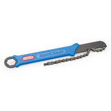 Park Tool SR-18.2 sprocket remover and chain whip for fixed gear and single speed bikes, used in bike workshop maintenance.