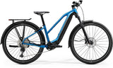 Merida eBig Tour 600 EQ electric hybrid bike with Shimano EP8 motor and 29-inch wheels, black frame, ready for city and trail riding