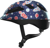 ABUS SMOOTY 2.0 toddler cycling helmet with adjustable straps and ventilation for child's safety and comfort.