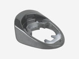 Trek 2023 Madone SL6 IsoSpeed Dnister Black headset cover for headset protection, with black finish and ergonomic design.
