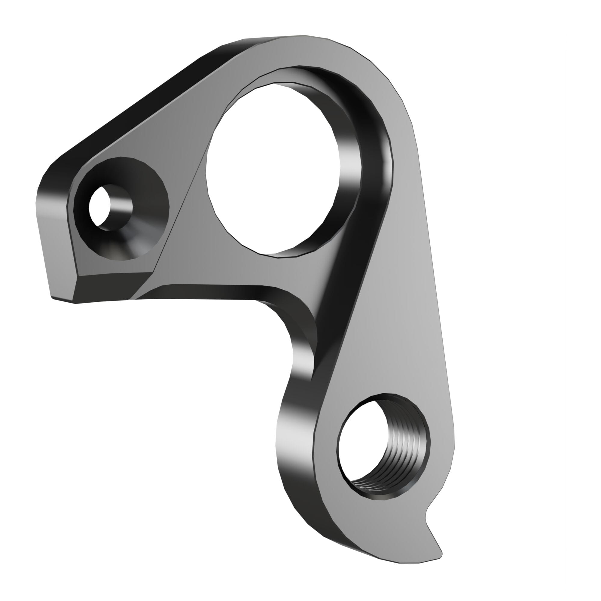 Wheels Manufacturing replaceable derailleur hanger dropout 553 for Argon 18 bikes, shown in metallic finish on a bike component.