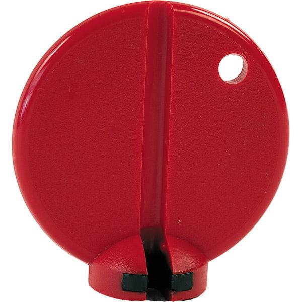 M Part Spokey Pro red spoke wrench for Euro and US 3.25mm spokes, used for bicycle wheel maintenance and adjustments.