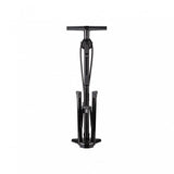Topeak Transformer Eup Black bike stand and floor pump with TwinHead DX5 valve compatibility, shown with pump and stand components.