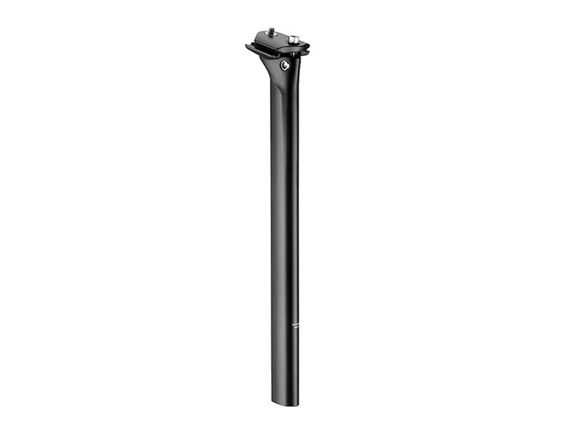 Giant MY21 TCR Carbon seatpost with finishing kit for road bike, showing sleek black carbon component with mounting hardware.