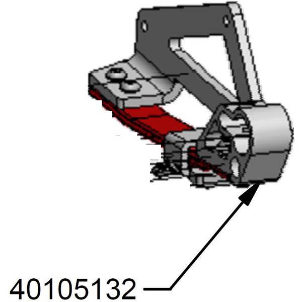 Thule CAS right suspension assembly for Chinook Chariot, a replacement accessory part with metal components and mounting points.