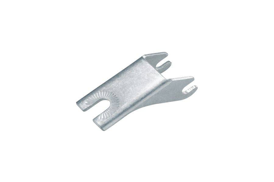 Silver Topeak Spare Centre Clip for Roadie Rack, a replacement mounting accessory for bike rack installation.