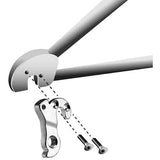 M Part gear hanger for bike frame protection, replacement component, durable metal bike gear hanger, suitable for various bicycle models.