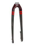 Trek Checkpoint SL 700C rigid gravel bike fork for performance and steering upgrade, shown from side view with black finish.