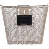 Aztec Panniers & Bags - Bilbao front bicycle basket KF nude metallic