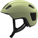 Lazer Verde KinetiCore cycling helmet in green with adjustable straps, featuring sustainable design and NTA 8776 certification.