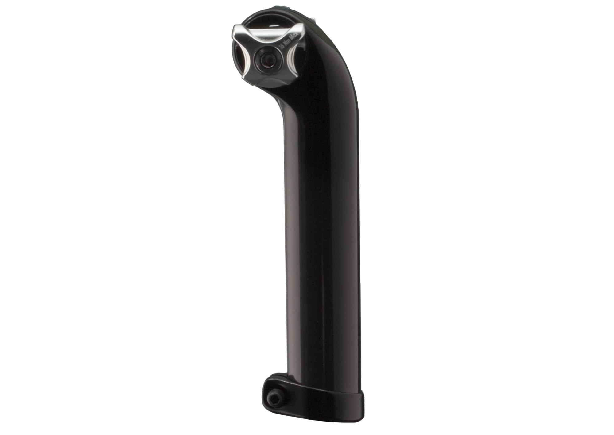 Trek seatpost with matching carbon seatmast cap and 7mm round saddle clamp ears, close-up of high-quality bike components.