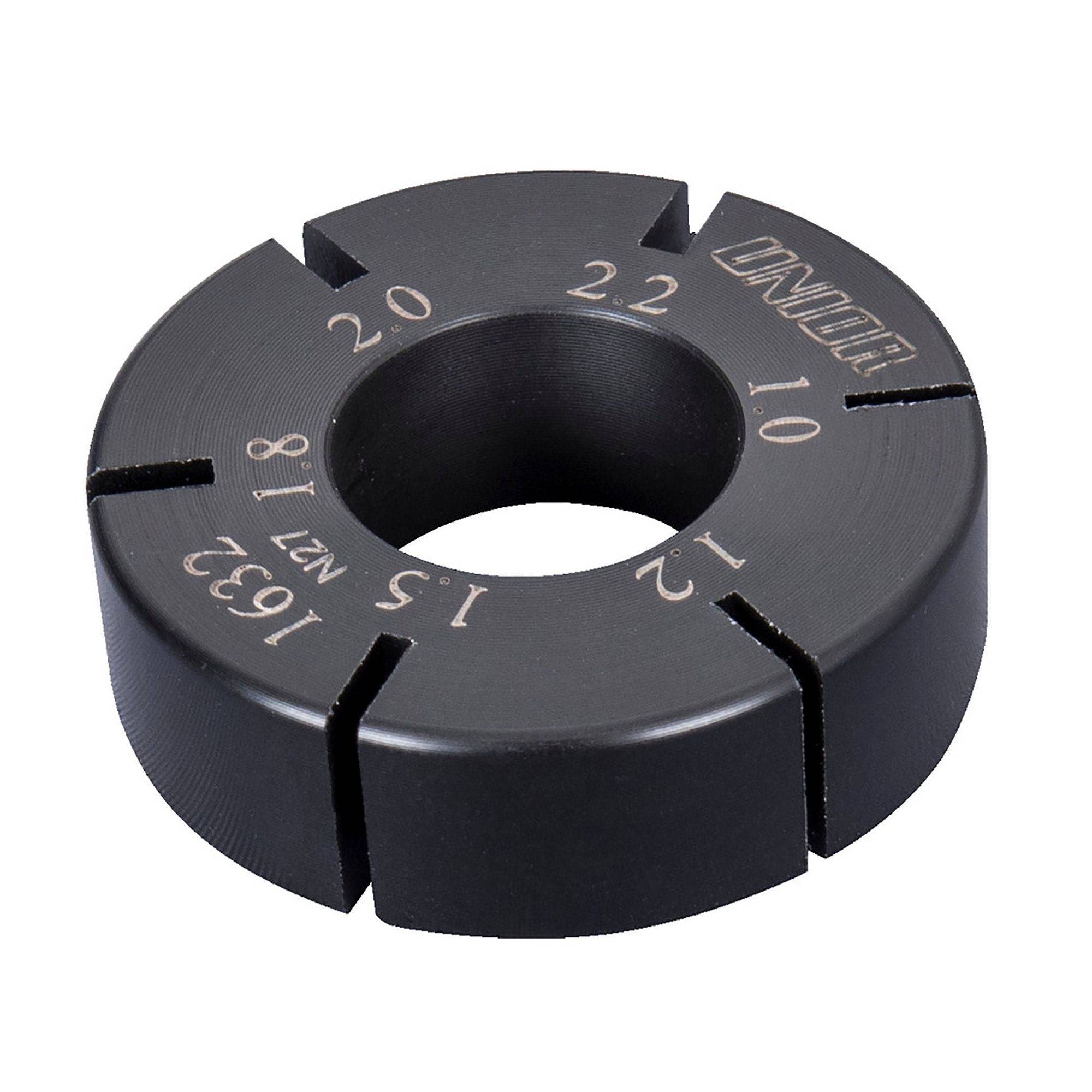 UNIOR flat spoke holder for bicycle wheel repairs, displayed on a workshop workbench, helps with precise spoke handling and adjustments.
