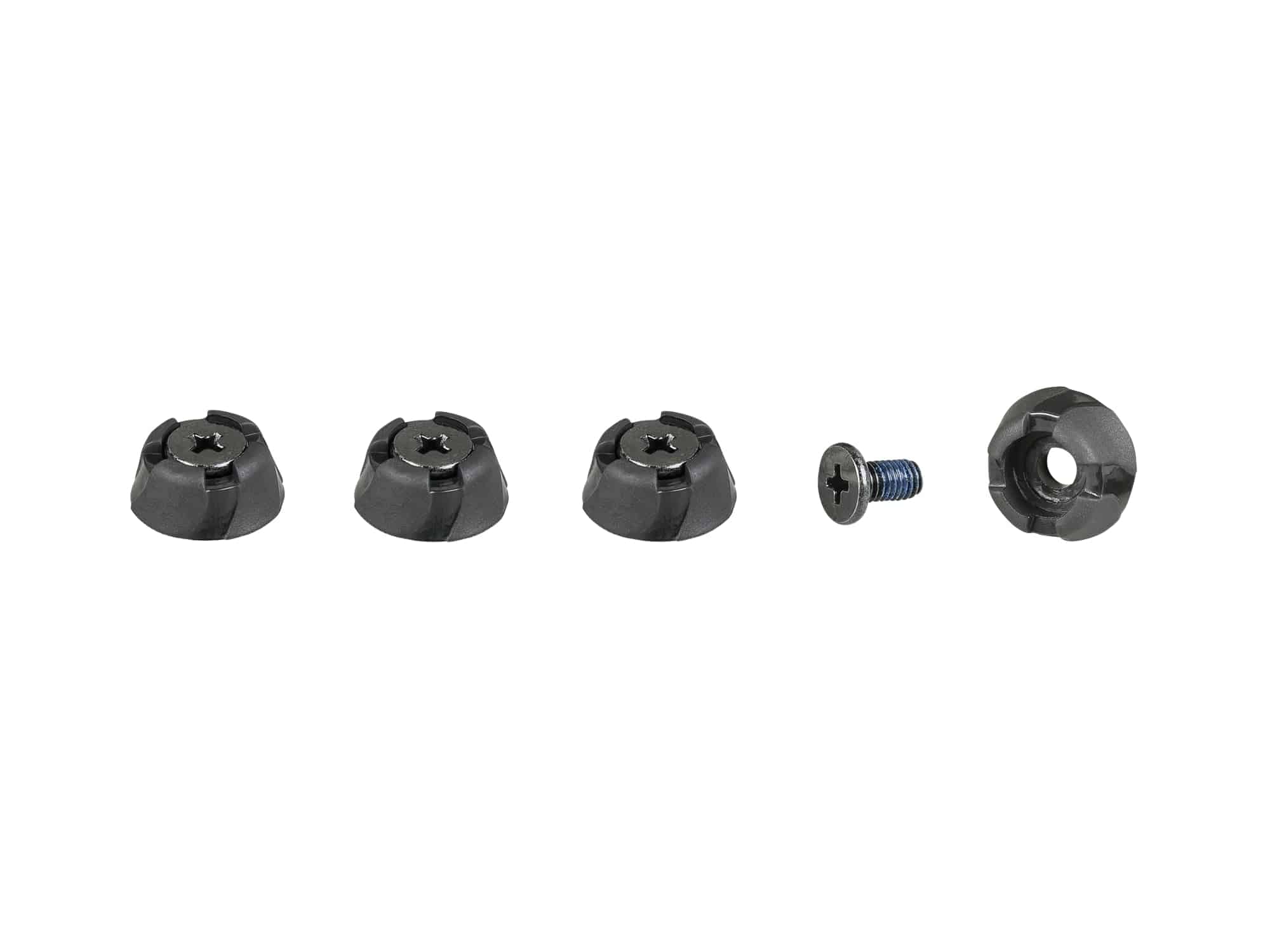 Bontrager Comp MTB toe spike kit replacement spares for mountain bike grips, showing individual spikes and accessories.