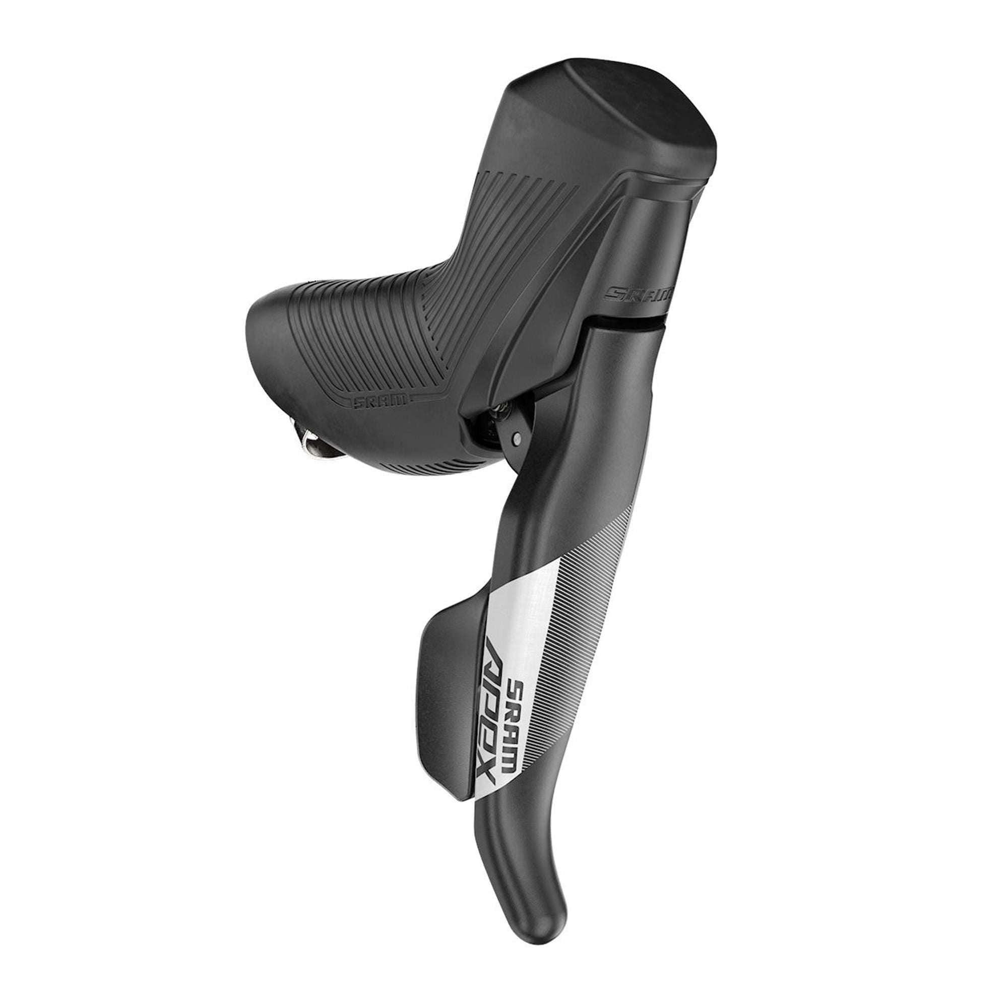 SRAM APEX D1 Stealthamajig front hydraulic disc brake and right shift lever, 1300mm flat mount bike components, black finish