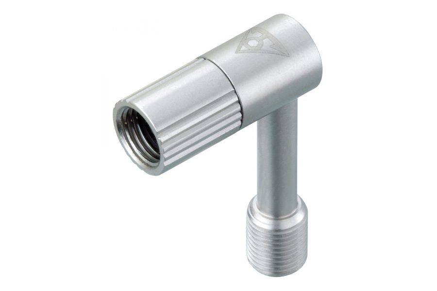 Topeak Pressure Rite gauge for air spring forks and shocks, accurate inflation tool with a digital display and pressure measurement.