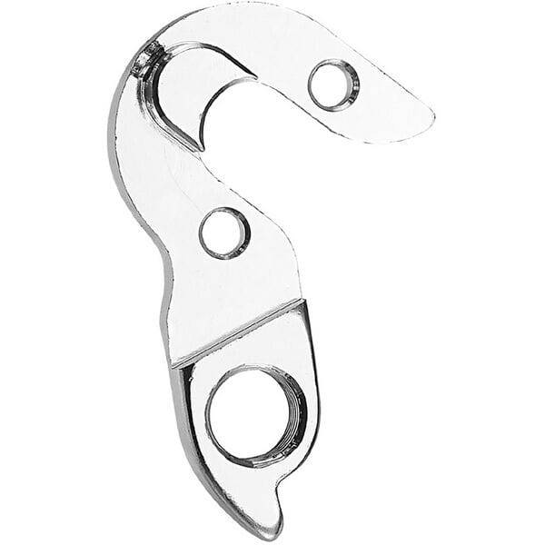 M Part Gear Hanger for bicycle frame protection and fit, durable component designed for secure bicycle gear mounting.
