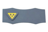 Topeak RX Beam Rack Shim 1.2mm in black and yellow, a durable accessory for bike rack installation.