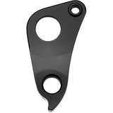 M Part gear hanger for Specialized bikes, durable replacement component for frame protection, shown in black with mounting hole details.
