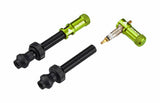 Granite JUICY NIPPLE valve cap with removal tool and optional valve stem set, made of durable components for tire maintenance.