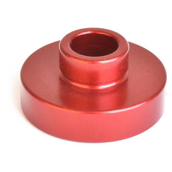 Wheels Manufacturing 6002 open bore adapter replacement for large bearing press, workshop tool with metal construction.