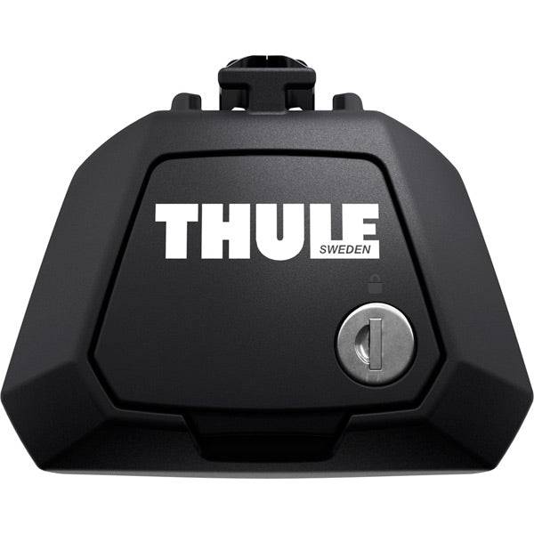 Thule 7104 Evo raised rail foot pack for cars with roof rails, set of 4, automotive accessories for roof rack installation
