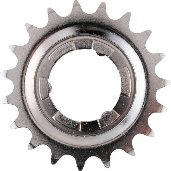 Shimano Nexus 19T sprocket for geared hubs, genuine replacement component, showcasing the metal gear part with teeth.
