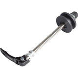 PRO Chain Retention Device with quick-release for secure bike frame transport, shown in workshop setting.