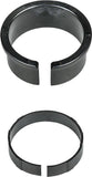 Bontrager Line Dropper Seatpost Bushing Kit in black, replacement components for dropper seatpost maintenance.