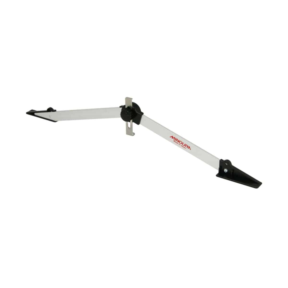 Minoura FCG-310 folding dishing tool with spoke key for road and mountain bike wheel truing and adjustment.