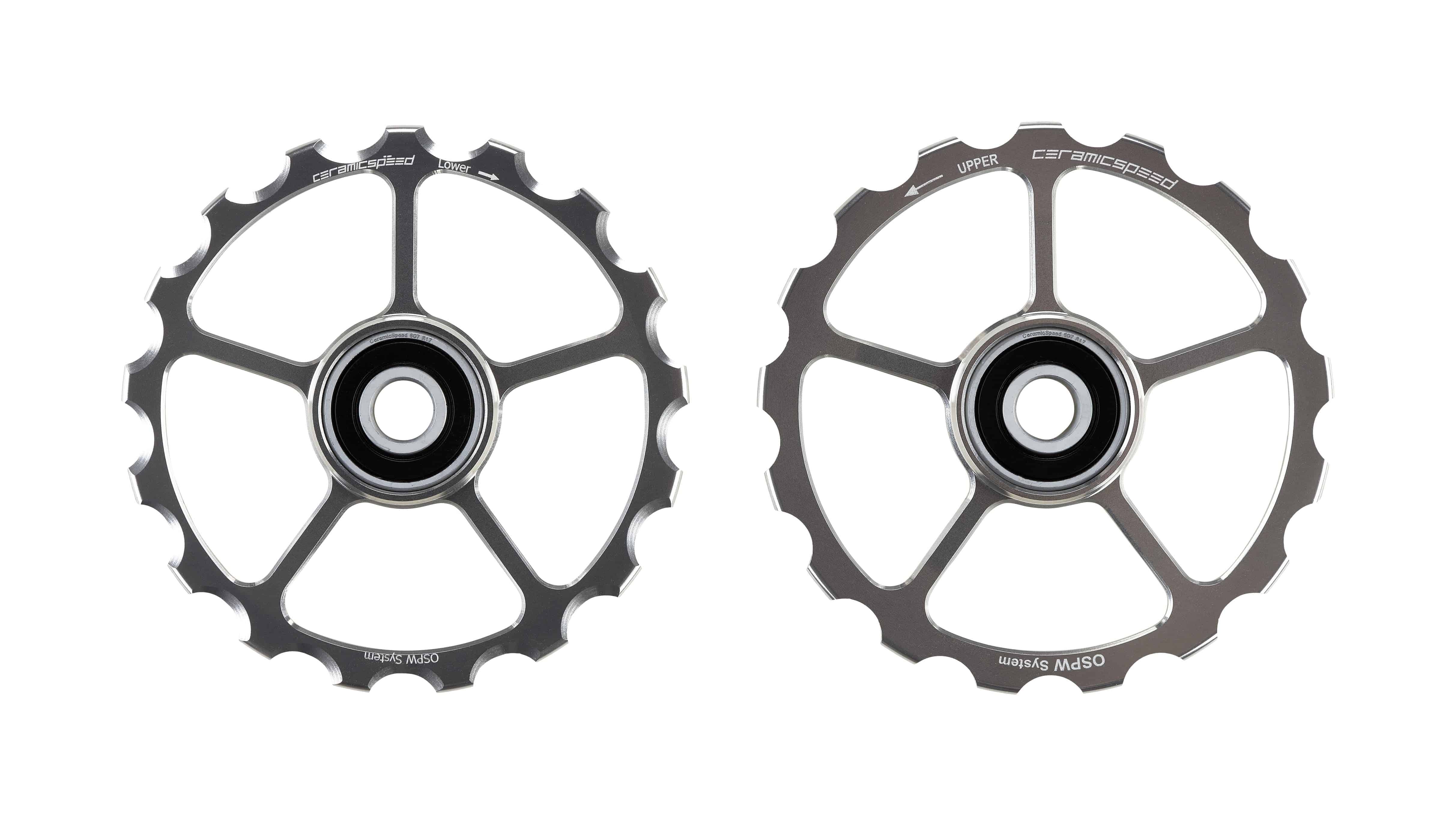 CeramicSpeed OSPW Coated (No Cage, 17T, Silver Ltd Ed) - TF | Swinnerton Cycles
