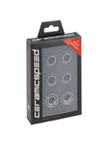 Black Bontrager Aeolus RSL CeramicSpeed Hub Kit for Trek cycling wheels, showcasing high-performance wheel components.