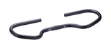 Black BBB BHB-30 MultiBar trekking handlebar for MTB, 25.4mm diameter, 57cm width, shown on a bicycle component.