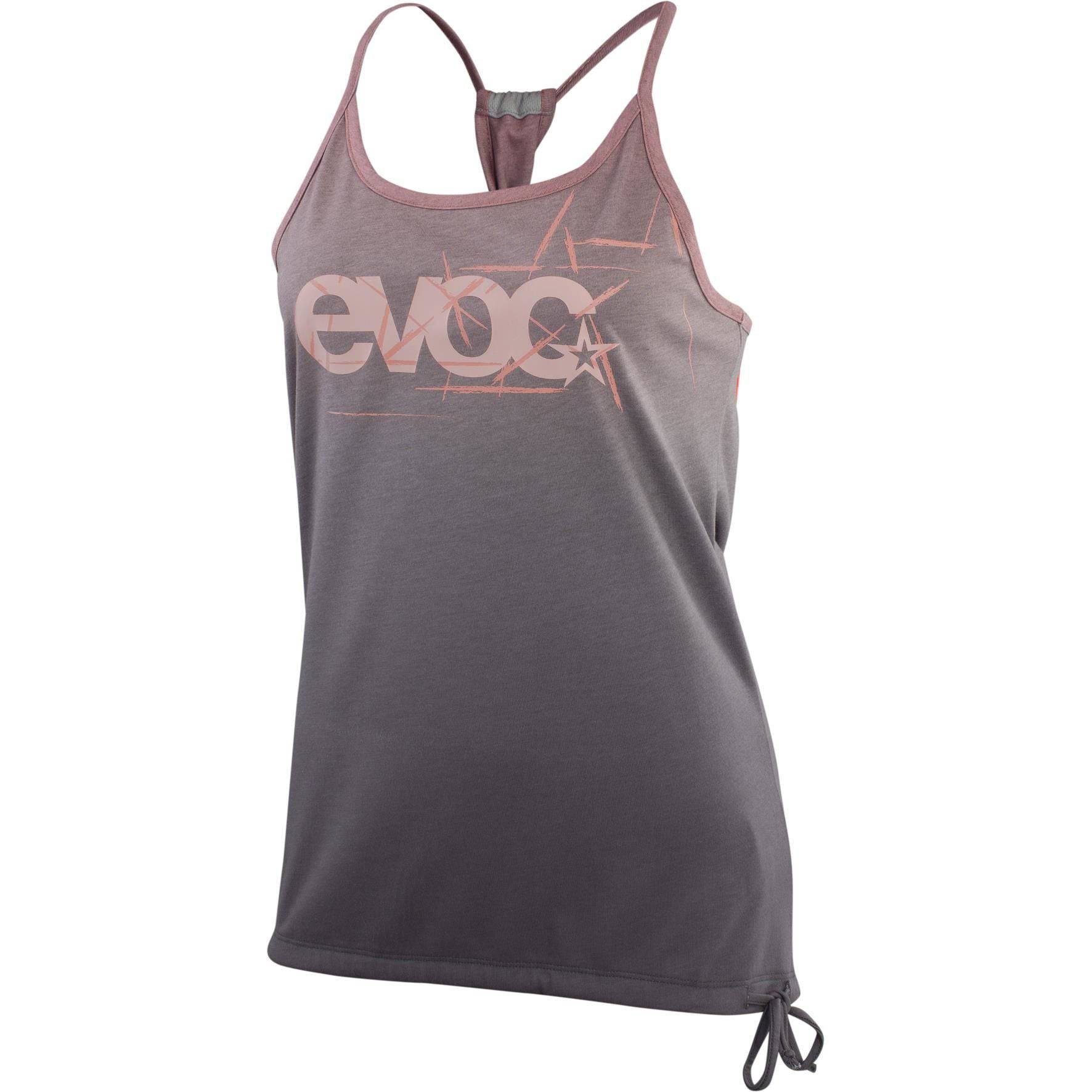 EVOC Women's Dusty Pink Quick-Dry Jersey top, odor-resistant clothing, lightweight and suitable for active wear.