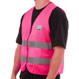 HUMP reflective packable cycling vest with high-visibility safety waistcoat, EN471 certified, bright and lightweight for cycling safety.