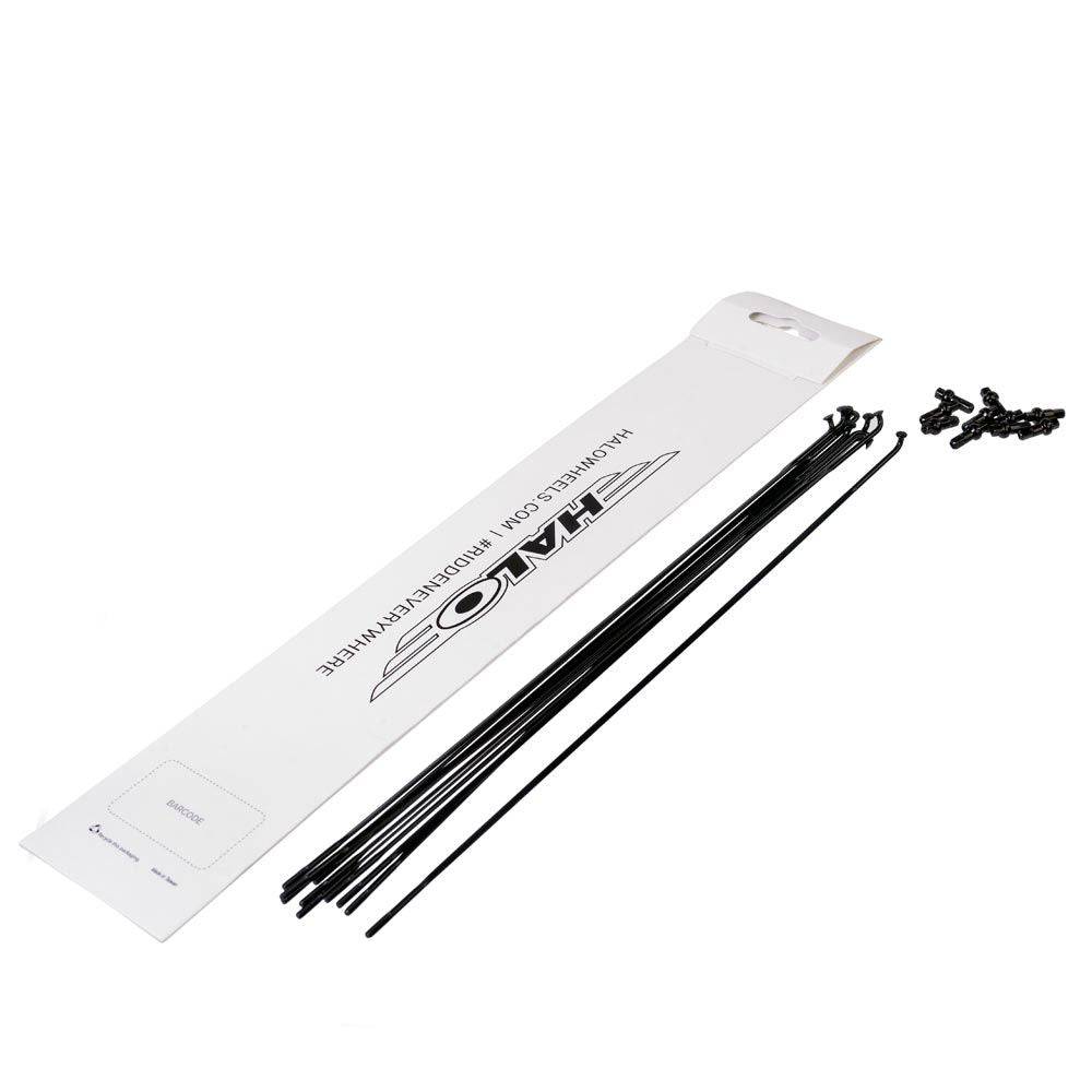 Halo Aeroblade Black Anti-Scratch Spokes | Swinnerton Cycles