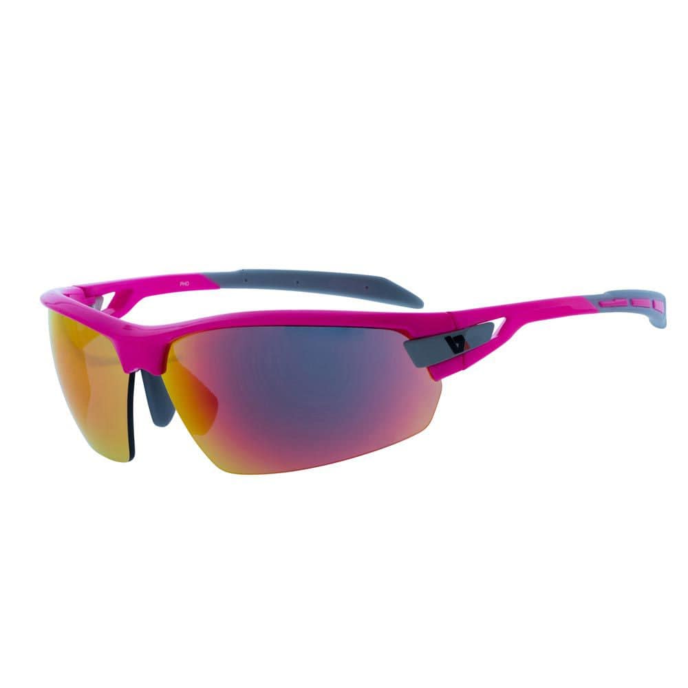 BZ Optics Pho Fire Mirror eyewear non-power glasses with adjustable fit and lens clips, showcasing stylish mirror finish.