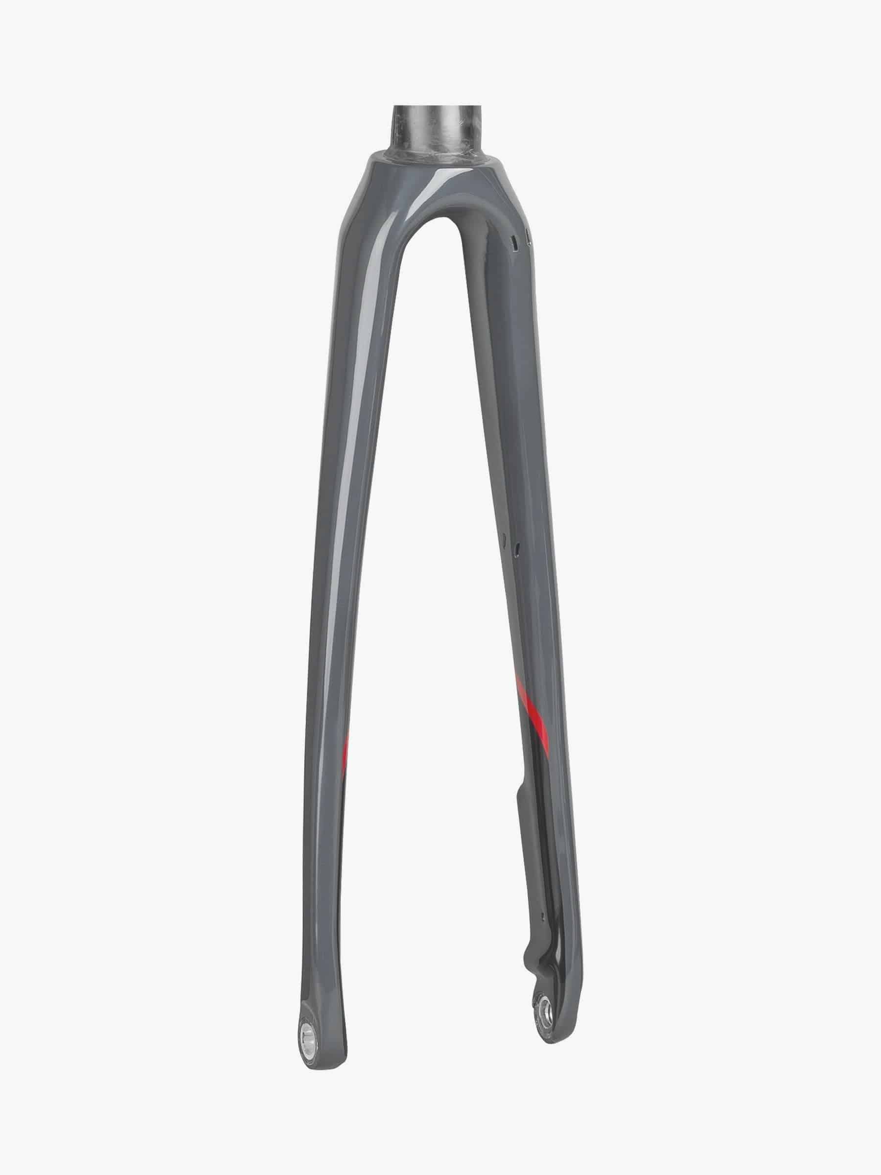 Trek 2019 Emonda SLR 9 road bike disc brake forks, lightweight bike components with precise steering for high-performance cycling.
