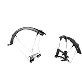 Pair of M Part QDR quick detach road bike mudguards for tires up to 28c, front and rear bike accessories