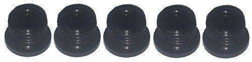 ROTOR Track Bolt Set 5Bolts Steel Black (Threaded Spider) | Swinnerton Cycles