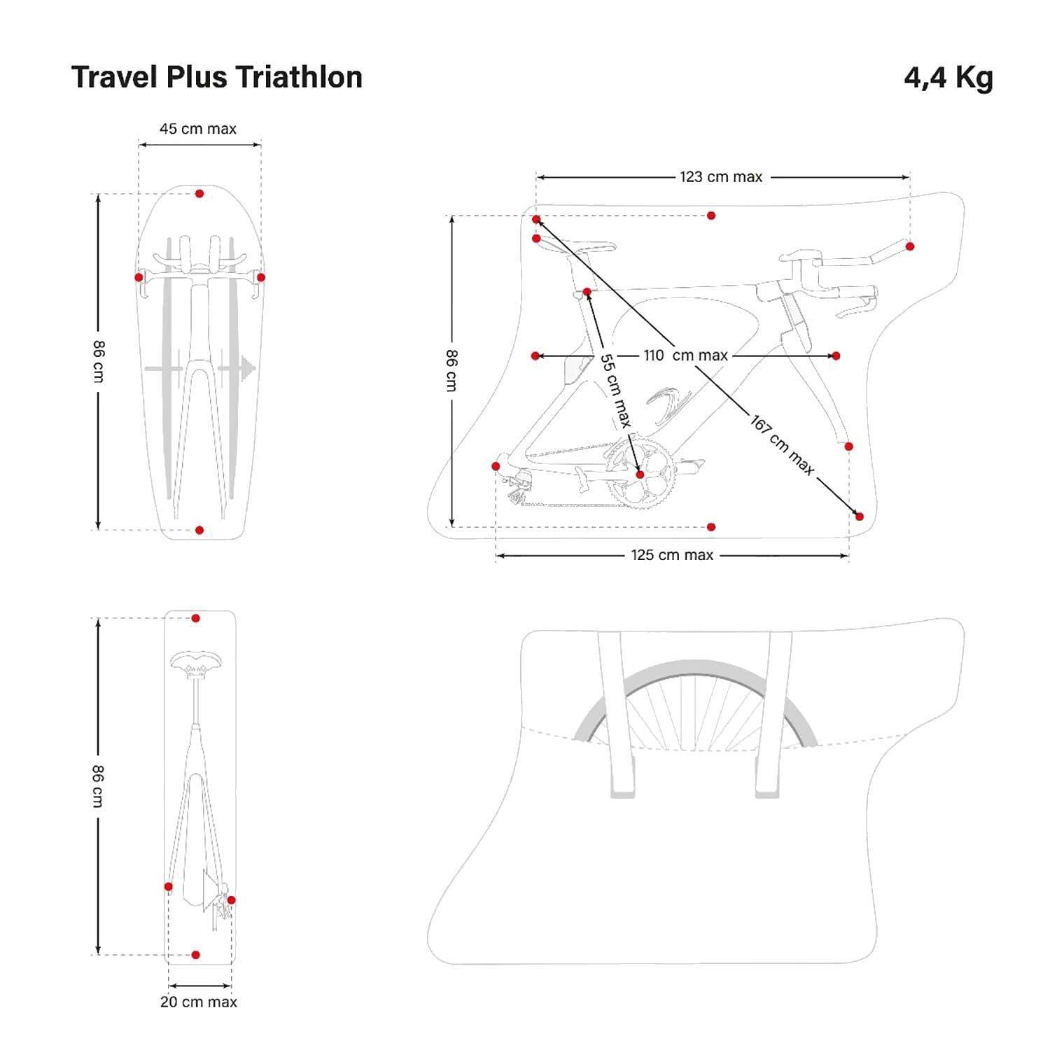 Scicon Sports Panniers & Bags - Soft Bike Bag Travel Plus Triathlon | Swinnerton Cycles