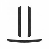 Genuine black MET Echo Eldar helmet pad kit for comfortable replacement and fit in cycling helmets.