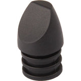 Profile Design carbon end plug for Volna, Aeria T4, Viper T1, T3, T4 aerobars, close-up of the sleek, black component.