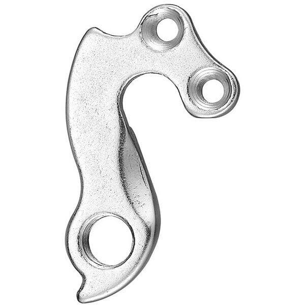 Durable M Part gear hanger for bikes, compatible with various brands, shown as a replacement bike component in a close-up image.