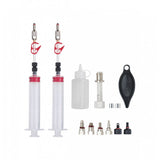 Jagwire Pro Mineral Oil Bleed Kit for hydraulic disc brakes, includes tools and mineral oil for Shimano, Magura, Tektro, TRP, Hayes