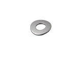 Bontrager Aeolus D3 Carbon wheel nipple washer in silver, 0.8mm x 4.5mm, for bicycle wheel components.
