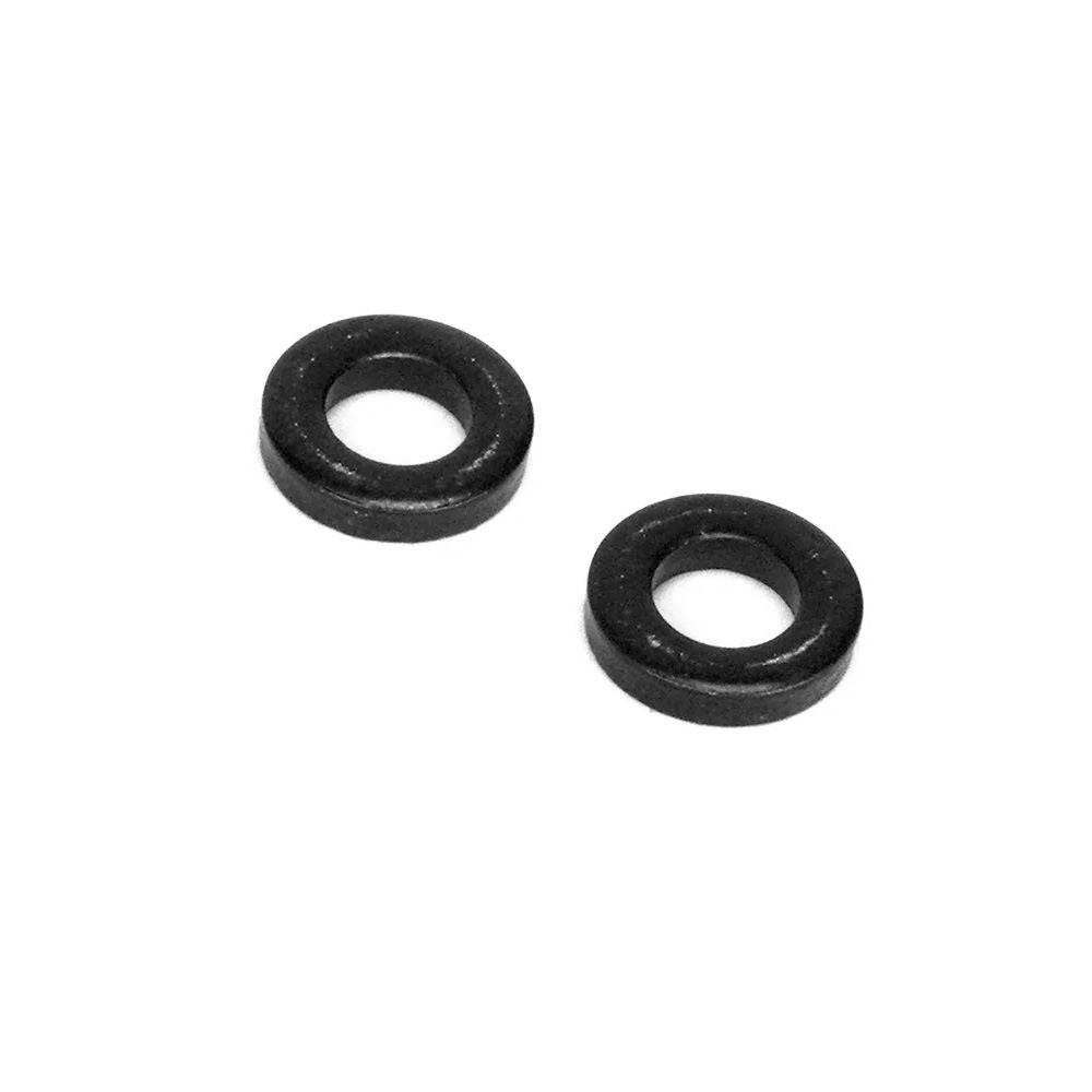Hayes caliper spacer kit for 203mm rotor and 200mm post mount brakes, showing metal spacers and installation components.
