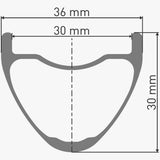 DT Swiss XMC 1200 wheel, 30 mm Carbon rim, BOOST, MICRO SPLINE / XD 27.5 inch rear | Swinnerton Cycles